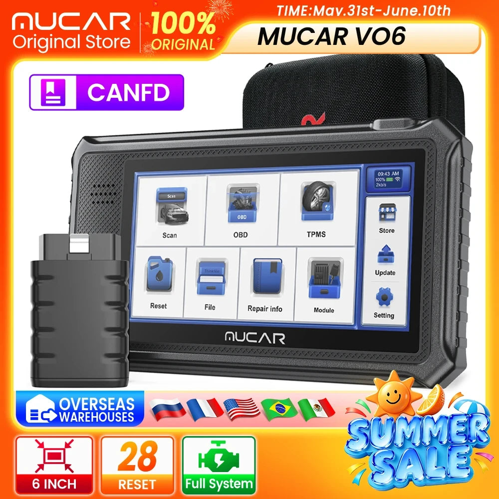 MUCAR OBD2 Diagnostic Scanner