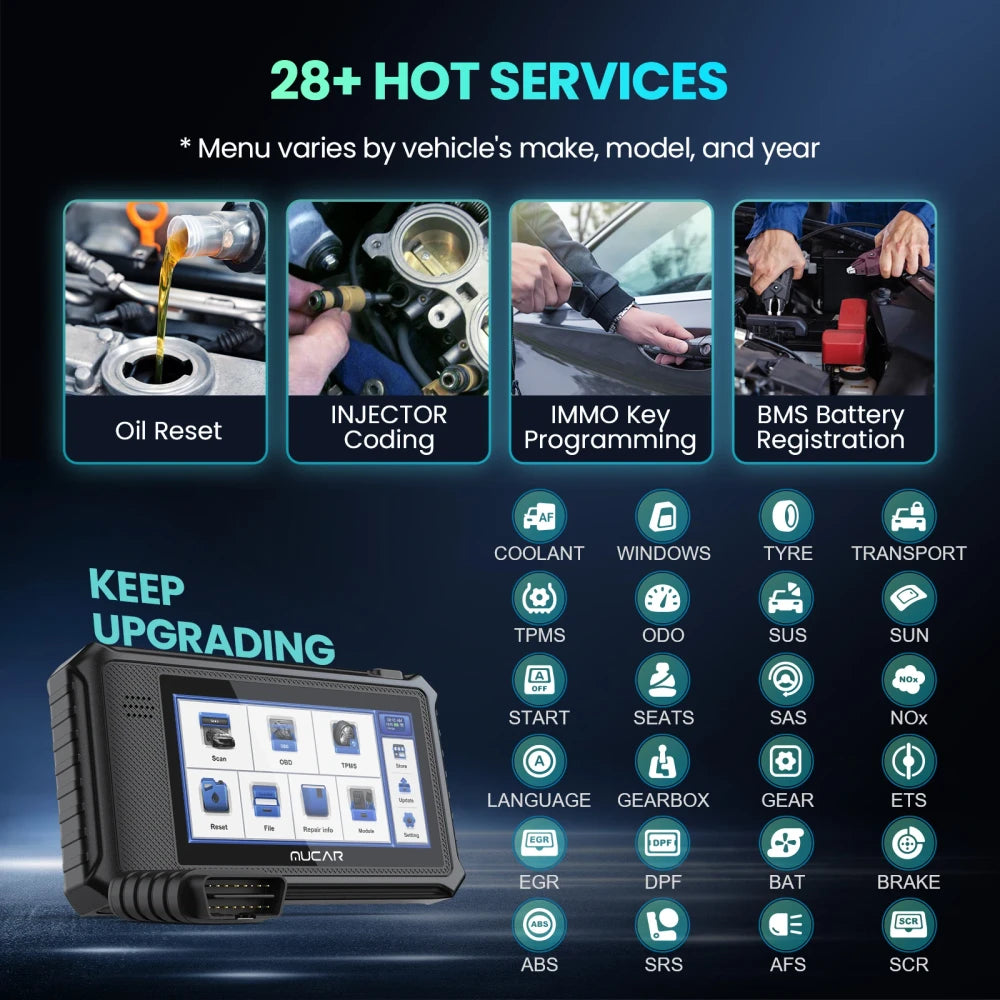 MUCAR OBD2 Diagnostic Scanner